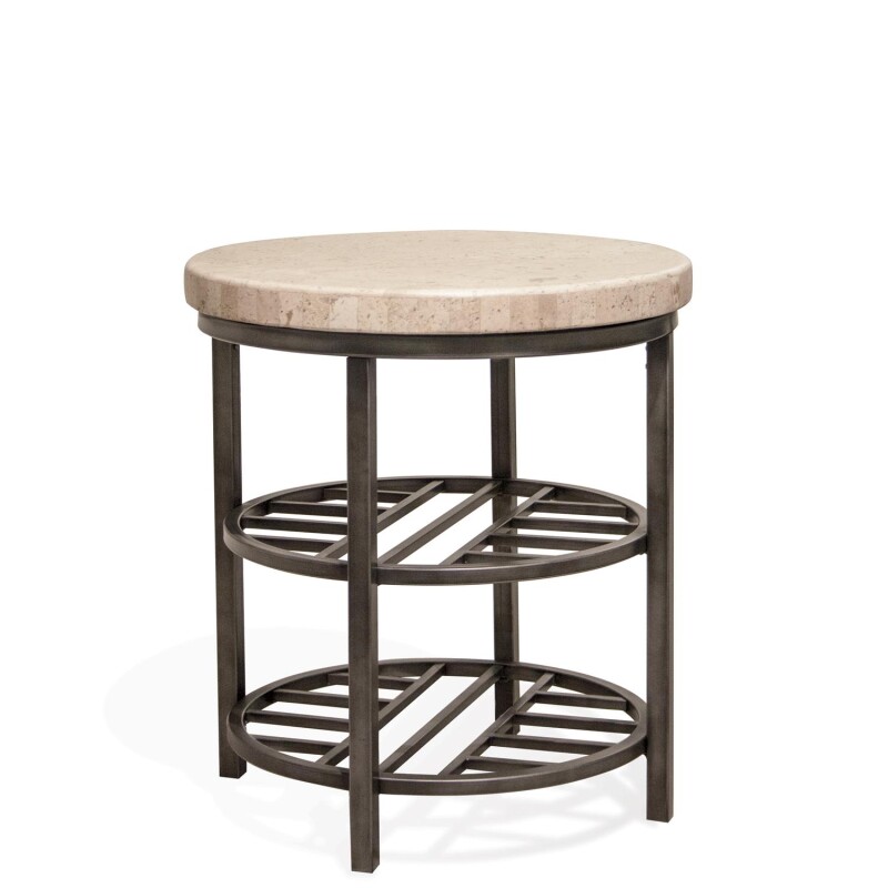 Capri Round End Table 77708