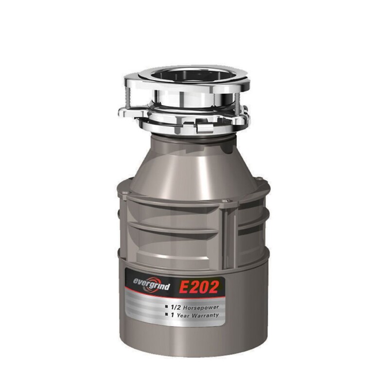 Evergrind E202 Garbage Disposal with Cord, 1/2 HP 78575AISE