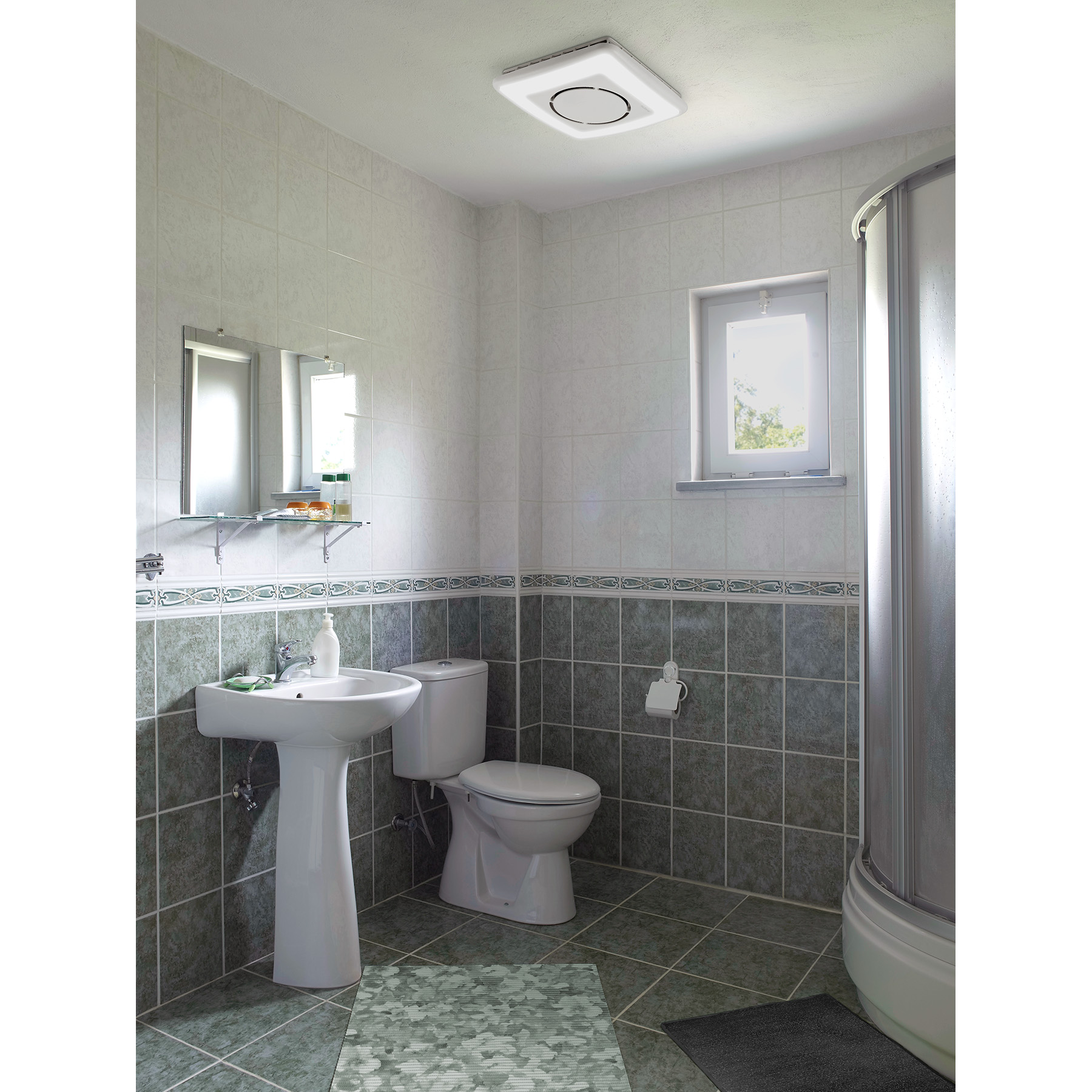 NuTone 110 CFM Ventilation Fan with Soft Surround LED Lighting, 1.5 Sones 791LEDNTM, product image 3 of 5