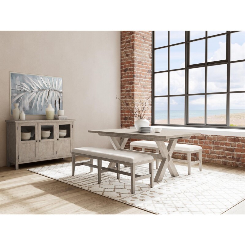 Bennett 58" Uph Dining Bench 1in 79255