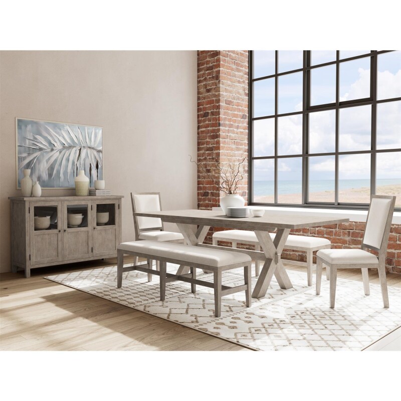 Bennett 58" Uph Dining Bench 1in 79255