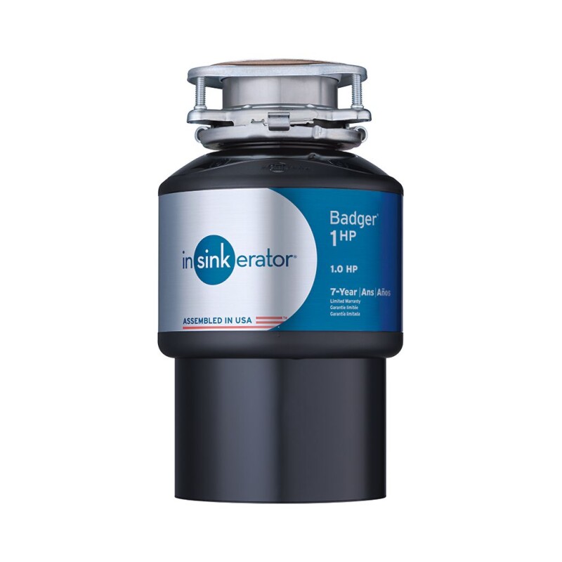 Badger 1HP Garbage Disposal, 1 HP 79318ISE