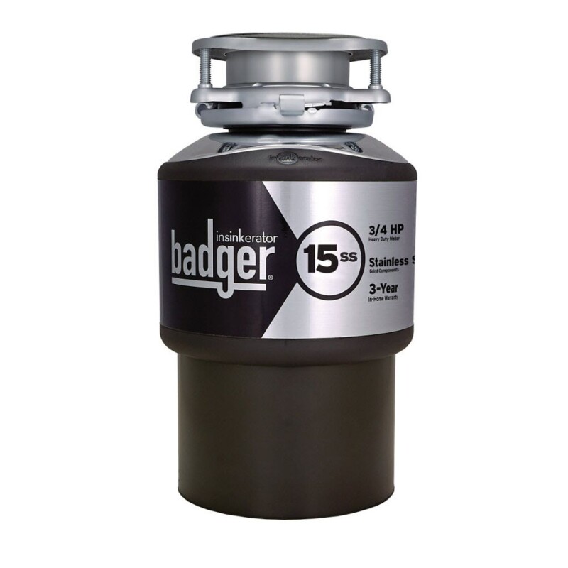 Badger 15SS Garbage Disposal, 3/4 HP 79328ISE