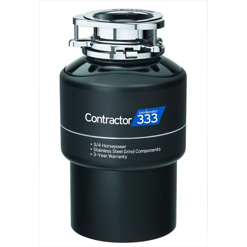 Contractor 333 Garbage Disposal, 3/4 HP 79343ISE