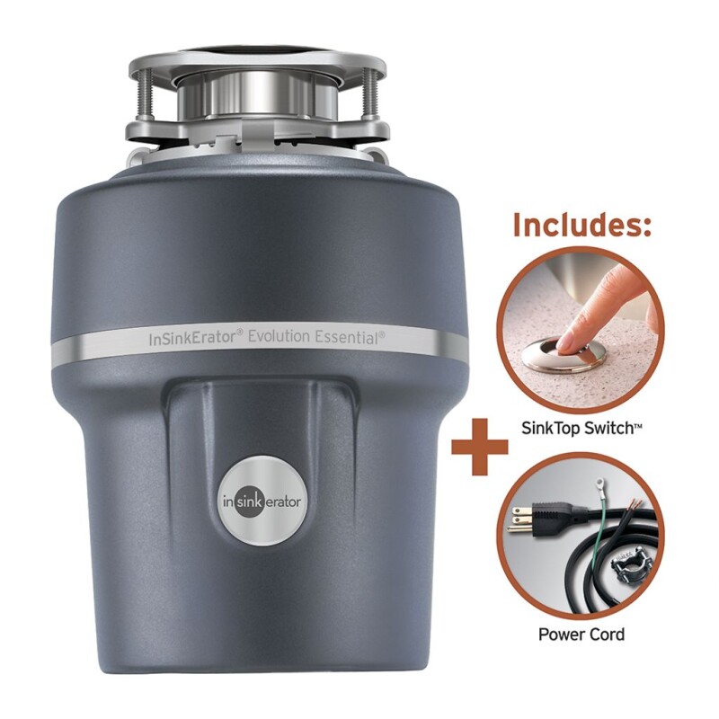 Evolution Essential XTR Garbage Disposal, 3/4 HP 79361KISE