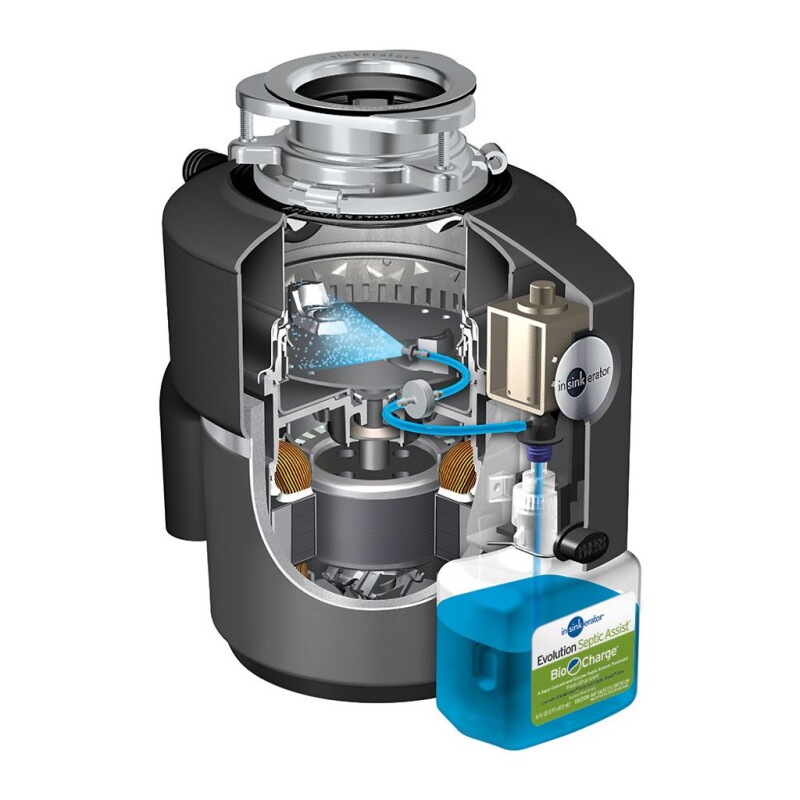Evolution Septic Assist Garbage Disposal, 3/4 HP 79403ISE