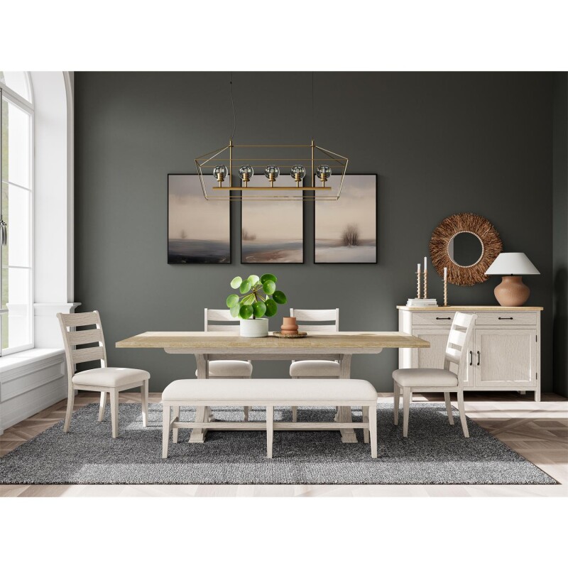 Glenndale 58" Uph Dining Bench 1in 79455