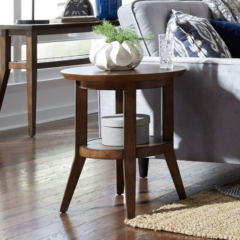 Ventura Blvd Round End Table 796OT1021