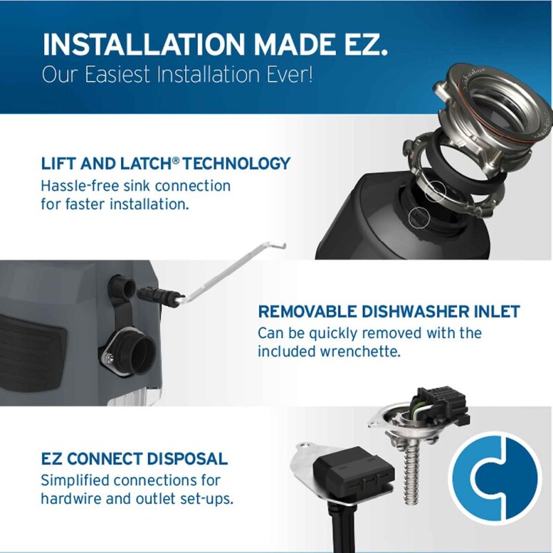 Pro 1250 Garbage Disposal, 1.25 HP 79853KISE