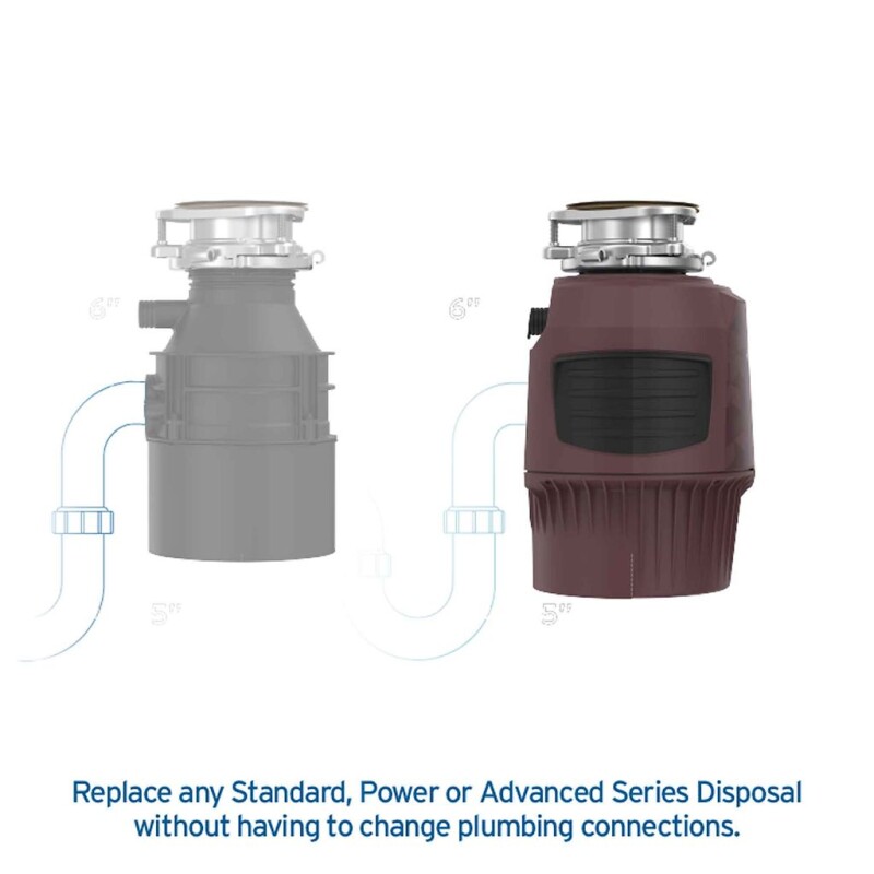 Evolution 1300, 3/4 HP Garbage Disposal, Advanced Series EZ Connect Continuous Feed Food Waste Disposer 79970ISE