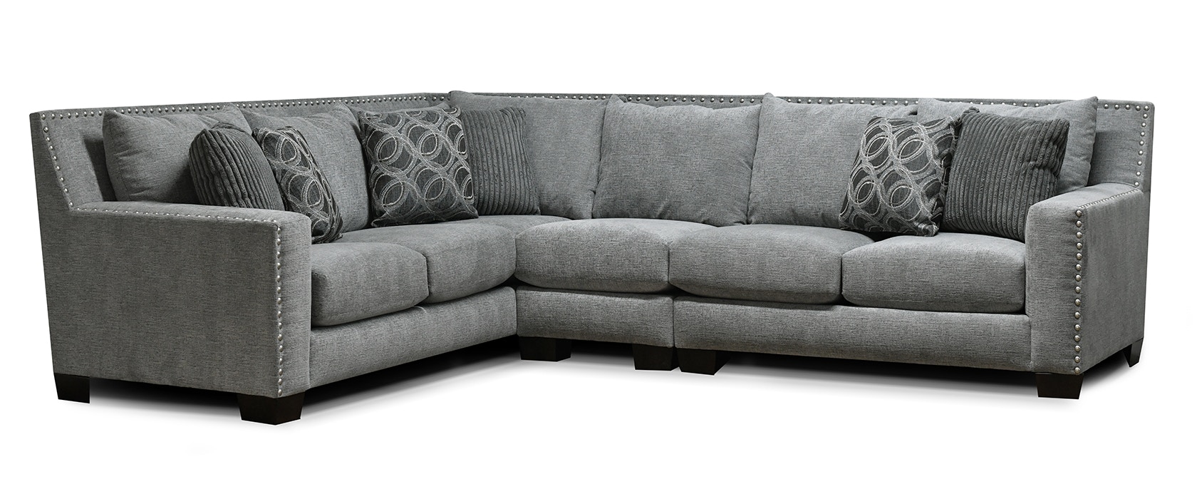7k00n-sect Luckenbach Sectional With Nails 7K00NSECT
