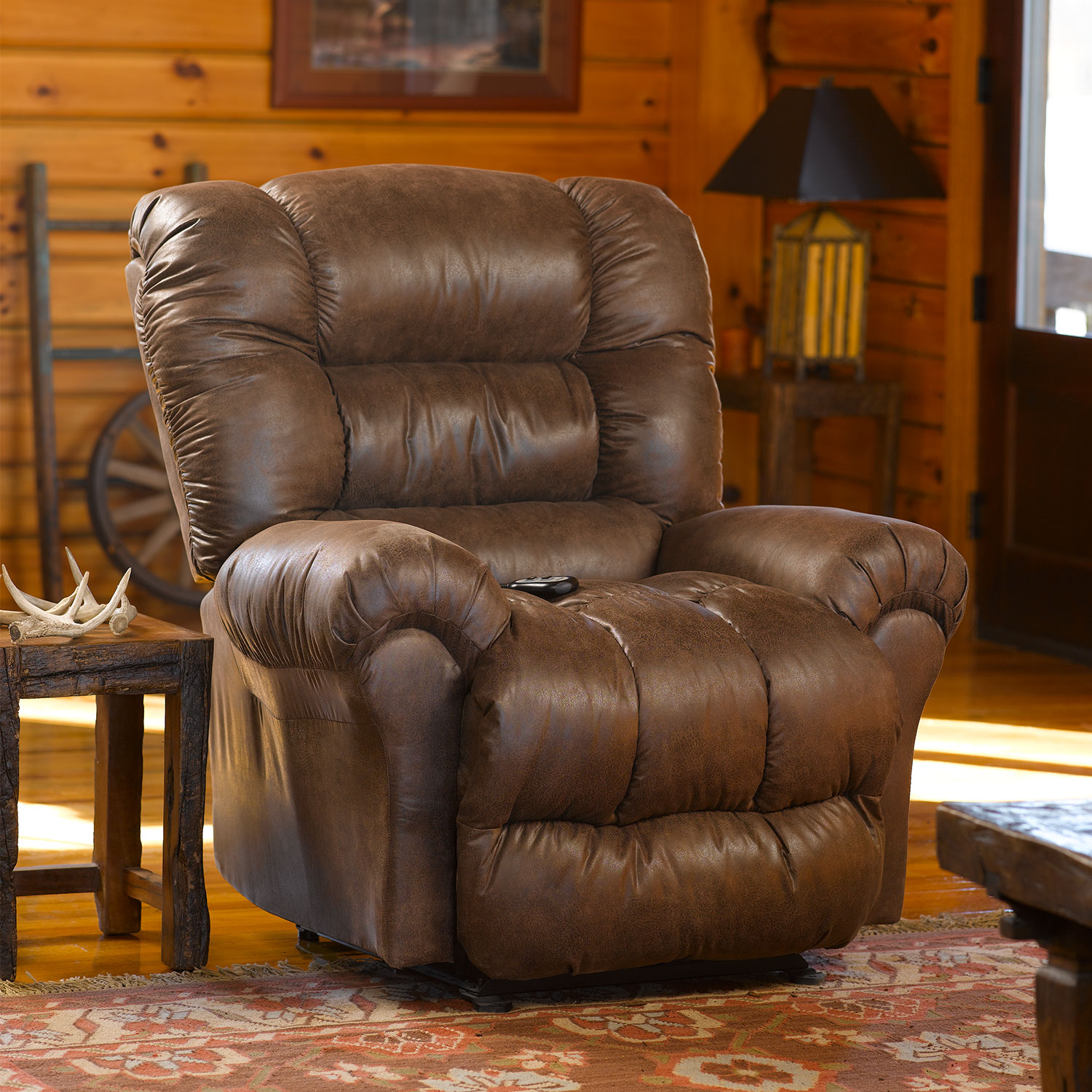 Seger - Pillow Comforted Recliner Featuring Best-max Construction - 7M24 7M24