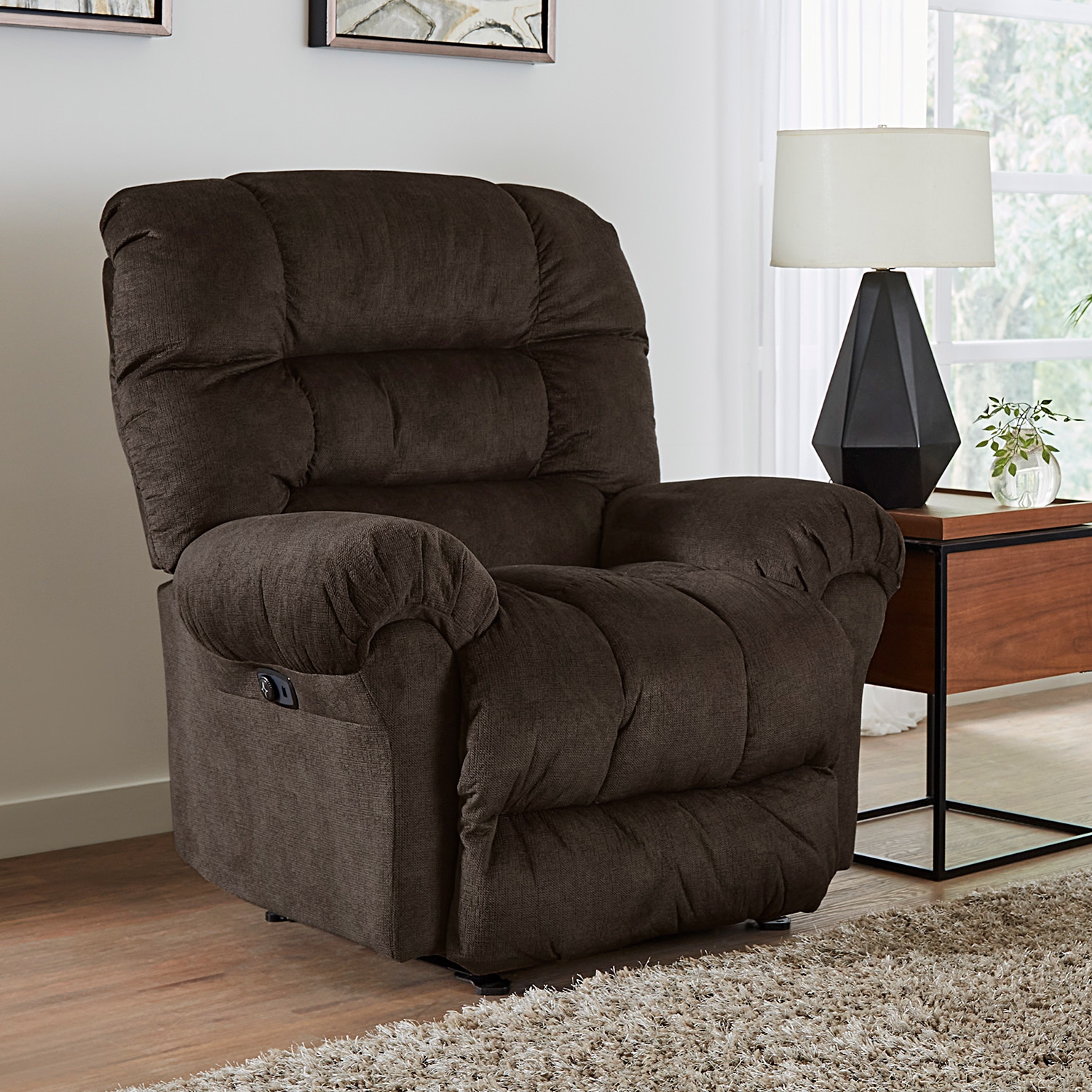 Seger - Pillow Comforted Recliner Featuring Best-max Construction - 7M24 7M24