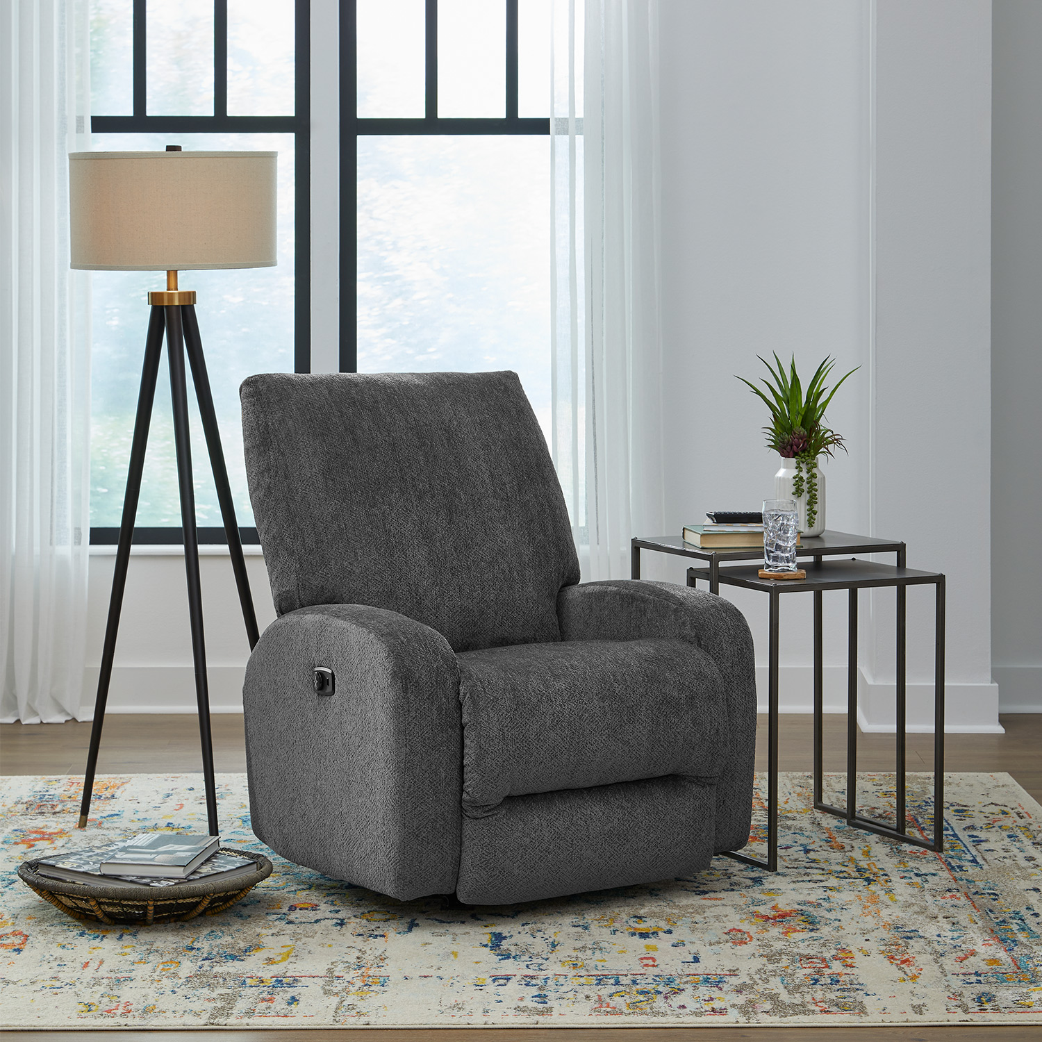 Alira - Pillow-cushioned Back, Modern Recliner - 7N84 7N84
