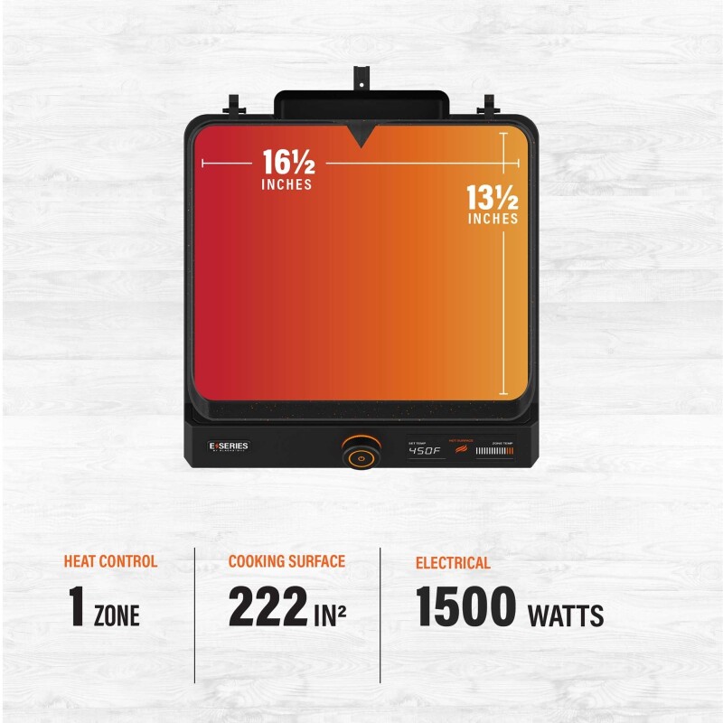 17" Electric Tabletop Griddle 8000