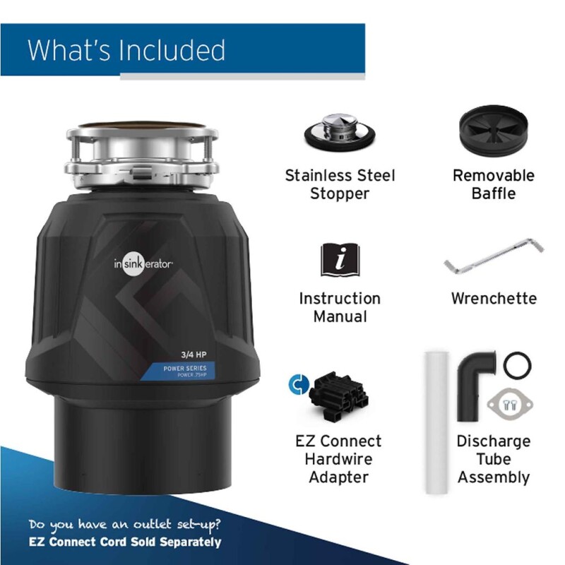 Power .75HP Garbage Disposal 80019ISE