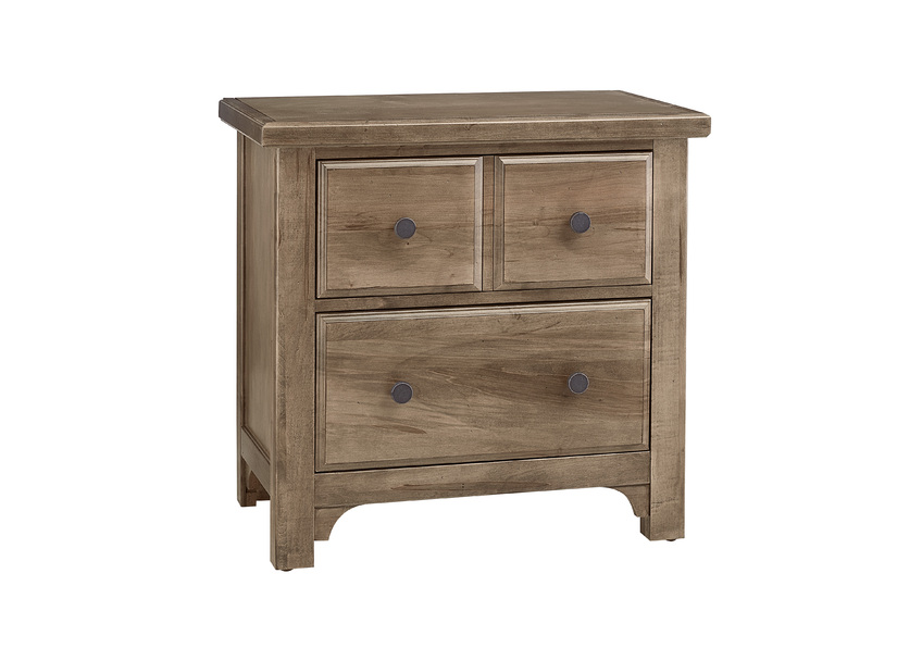 Cool Farmhouse Night Stand - 2 Drwr - 800-227 800227