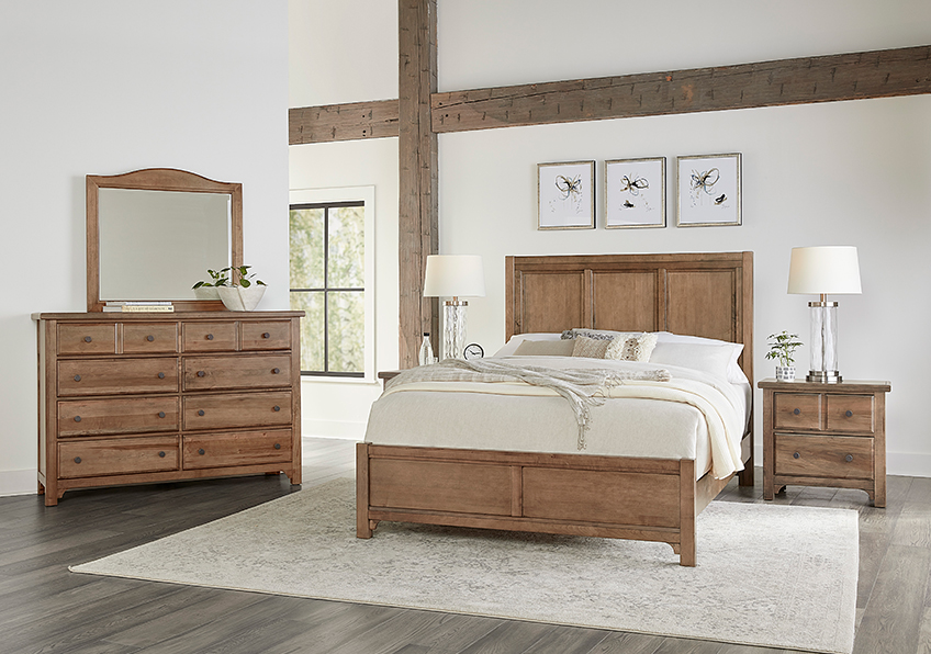 Cool Farmhouse Night Stand - 2 Drwr - 800-227 800227
