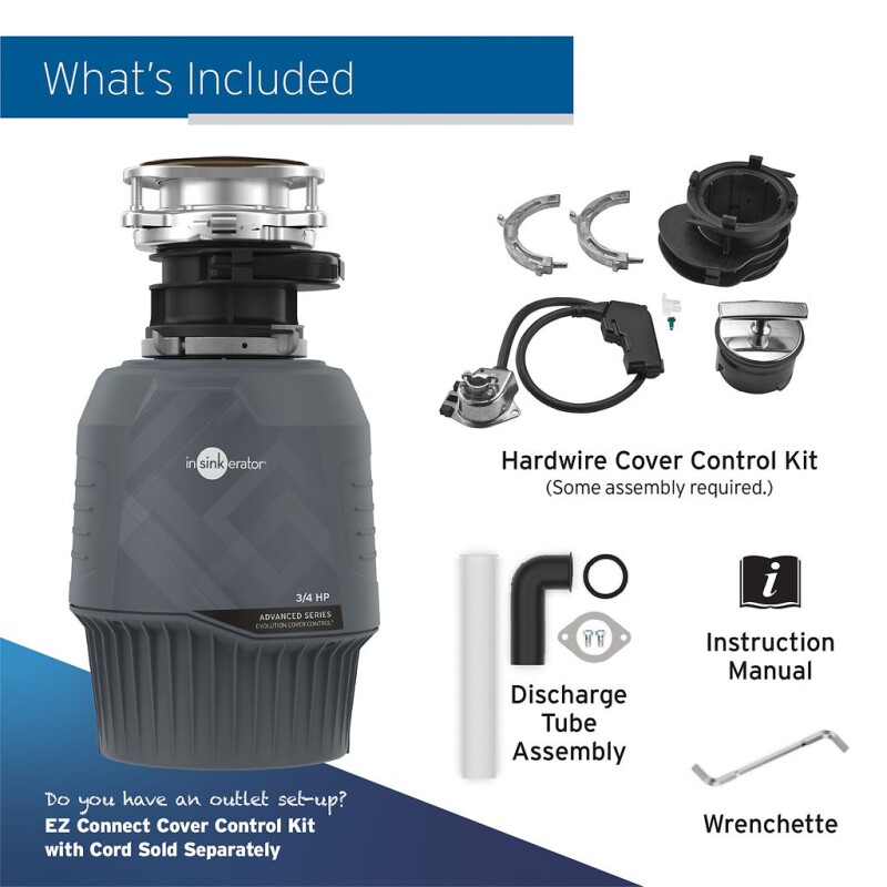 Evolution Cover Control Garbage Disposal 80023ISE