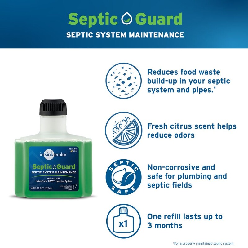 Evolution Septic Guard Garbage Disposal, 3/4 HP 80024ISE