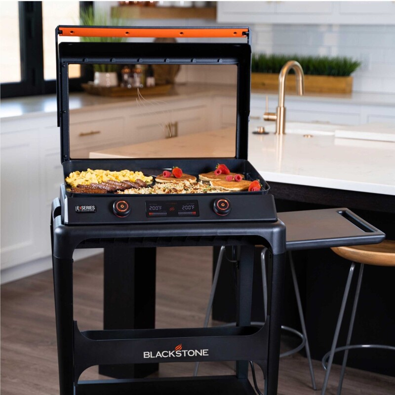 22" Electric Tabletop Griddle with Cart 8003