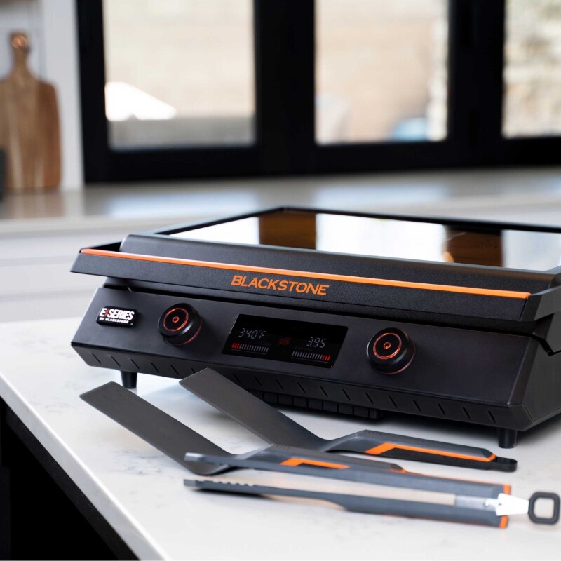 22" Electric Tabletop Griddle with Cart 8003
