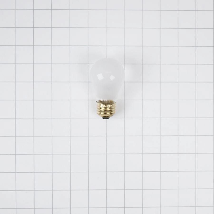 Incandescent Appliance Light Bulb (130v, 40w) - White 8009