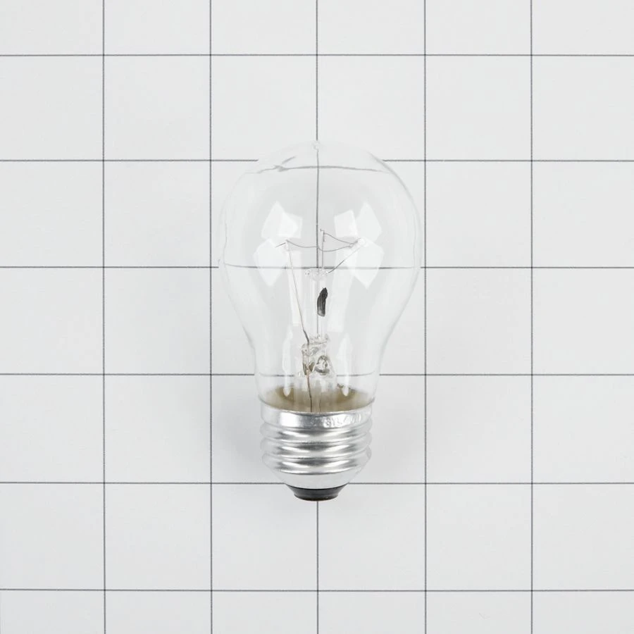Incandescent Appliance Light Bulb (130V, 40W) - White 8009