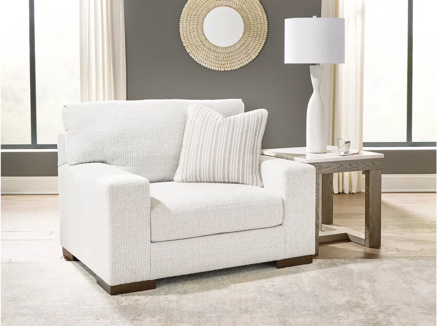 Hartside Oversized Chair In Frosted 8010423