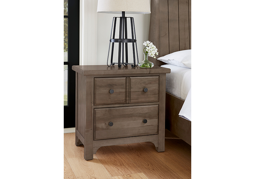 Cool Farmhouse Night Stand - 2 Drwr - 801-227 801227