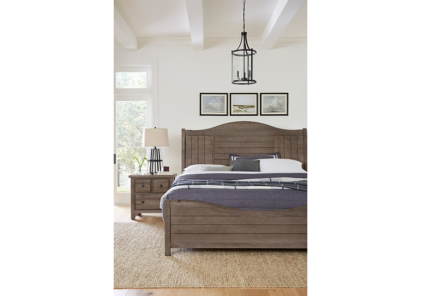 Cool Farmhouse Night Stand - 2 Drwr - 801-227 801227
