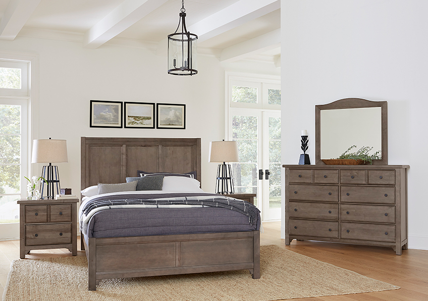 Cool Farmhouse Night Stand - 2 Drwr - 801-227 801227