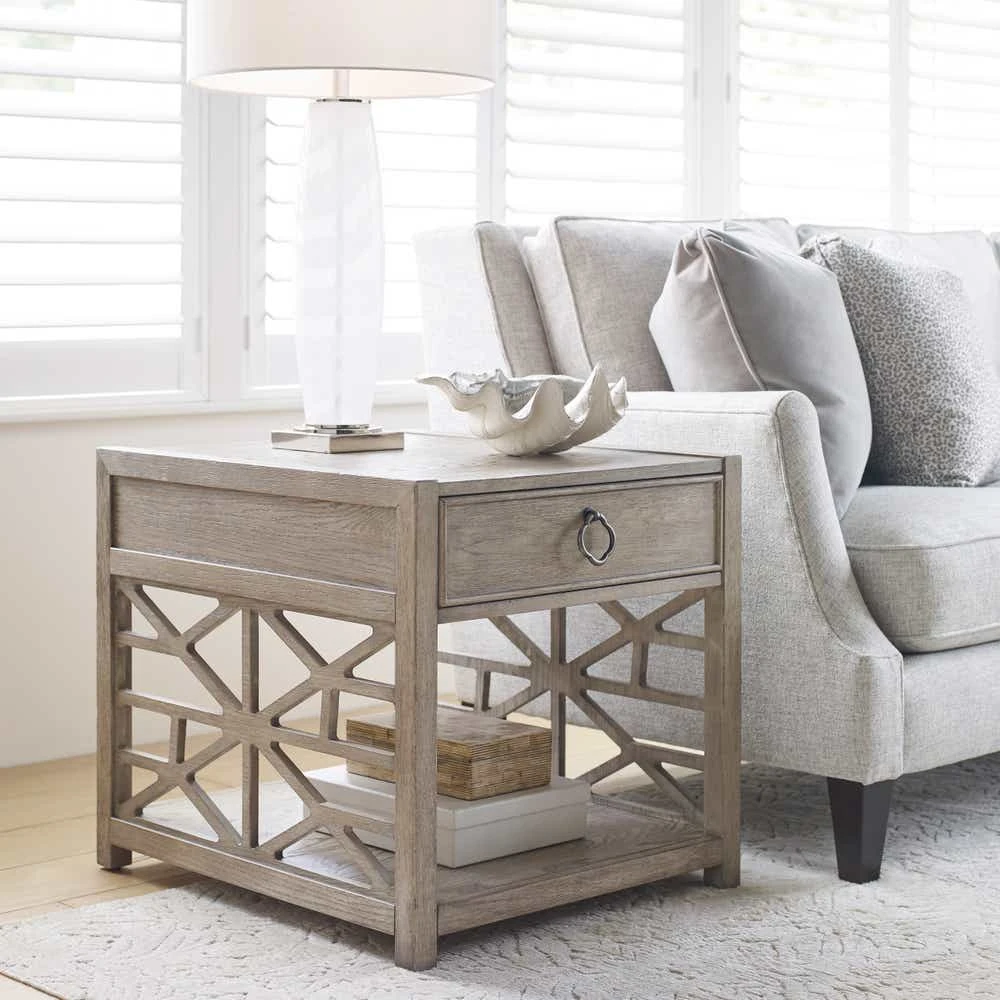 Vista Biscane Drawer End Table 803915