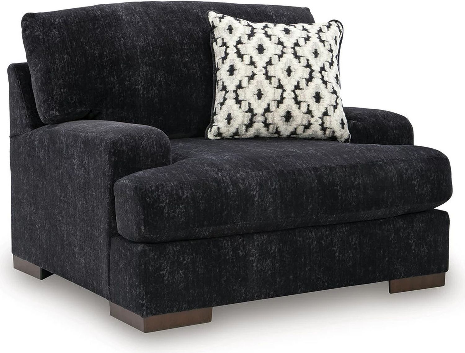 Whitmore Manor Oversized Chair In Black Pearl 8040423