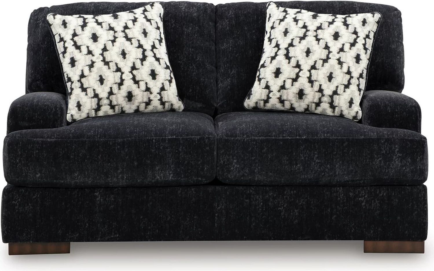 Whitmore Manor Loveseat In Black Pearl 8040435