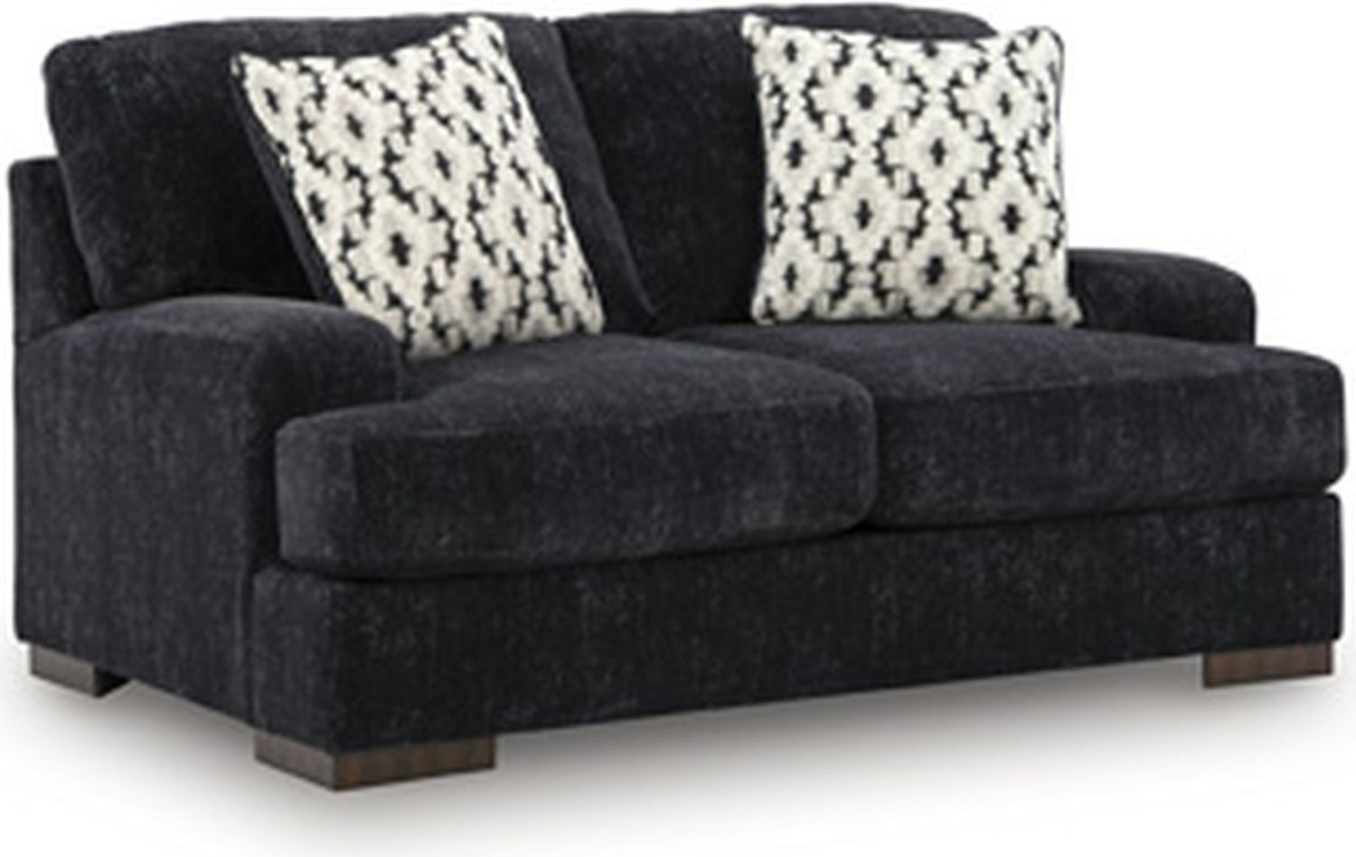 Whitmore Manor Loveseat In Black Pearl 8040435
