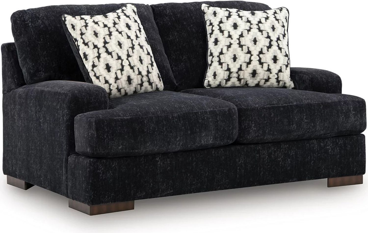 Whitmore Manor Loveseat In Black Pearl 8040435