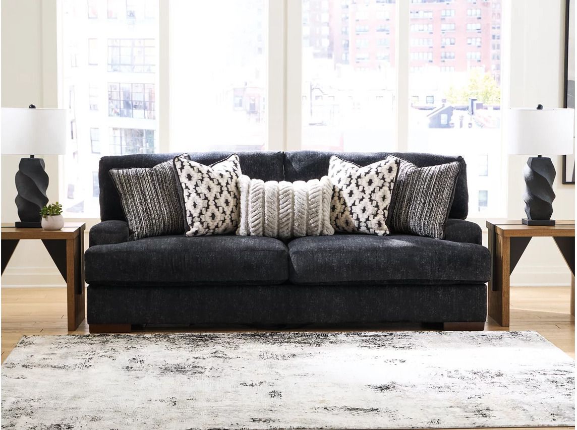 Whitmore Manor Sofa In Black Pearl 8040438