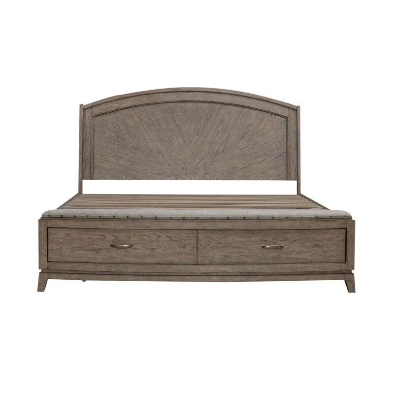 Avalon King Panel Storage Bed 805BRKPBS