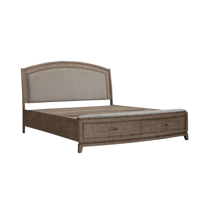 Avalon King Uph Storage Bed 805BRKUS