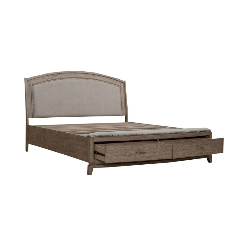 Avalon King Uph Storage Bed 805BRKUS