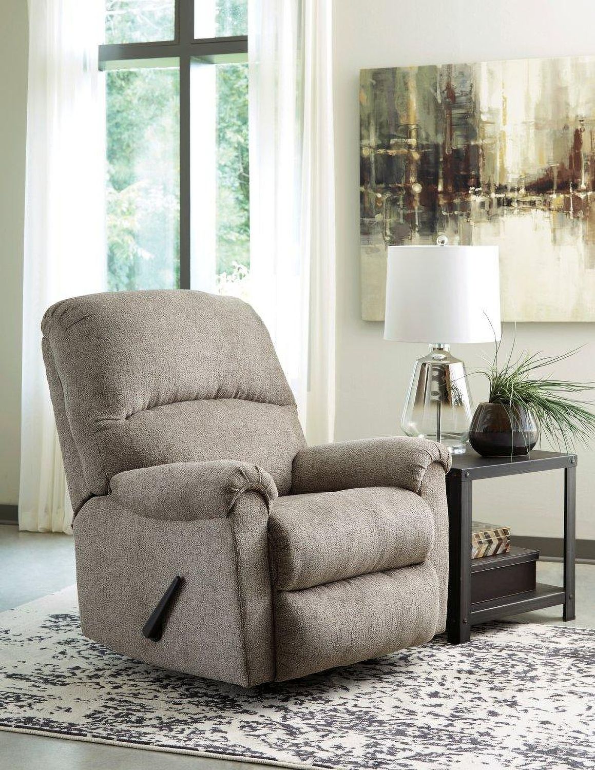 Ballinasloe Recliner In Platinum 8070225