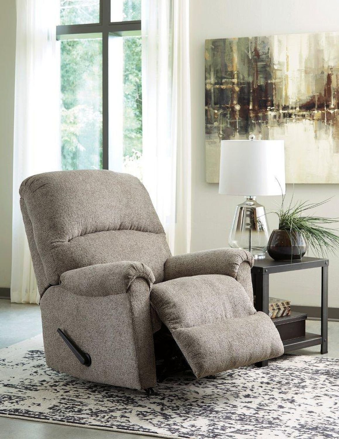 Ballinasloe Recliner In Platinum 8070225