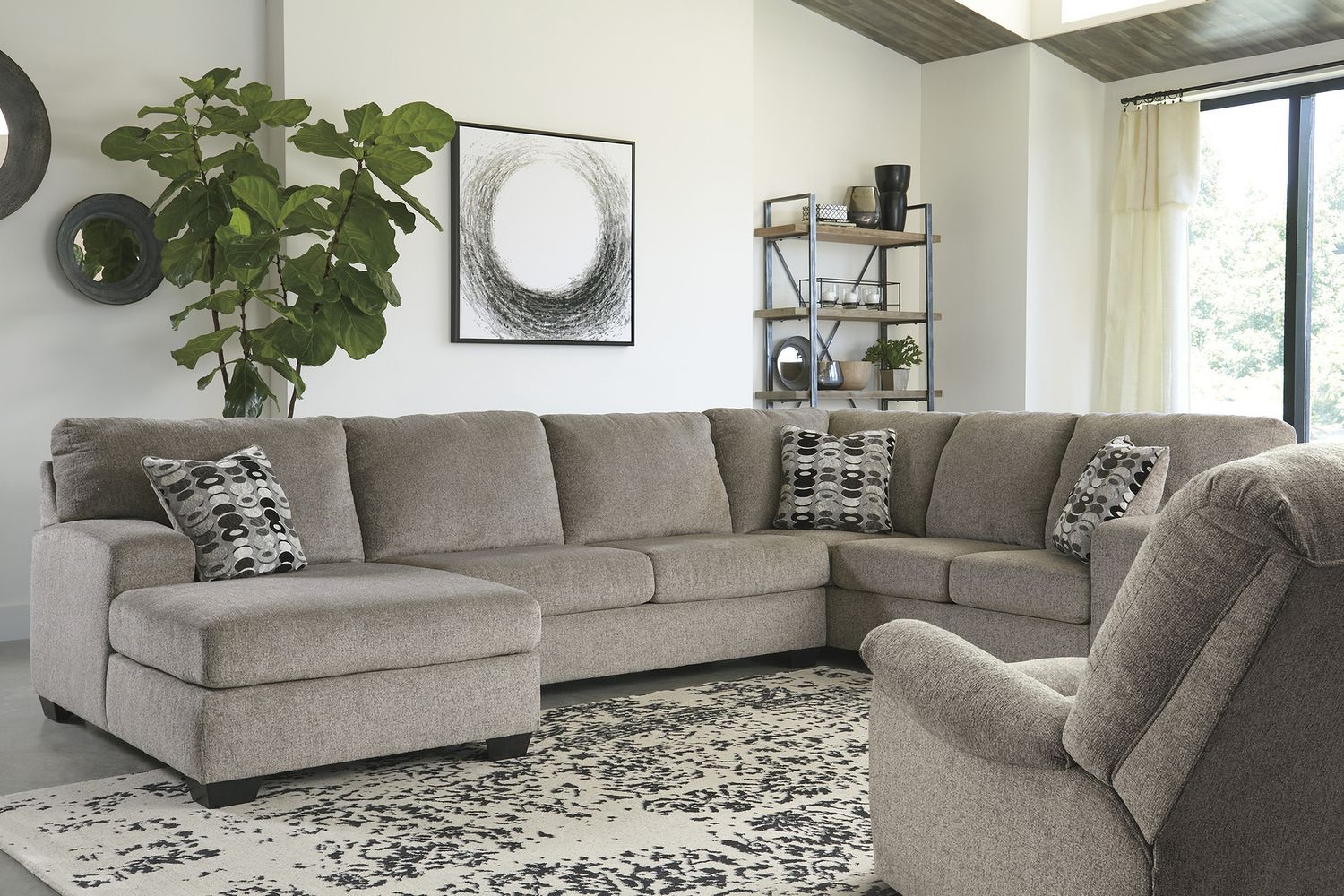 Ballinasloe Recliner In Platinum 8070225