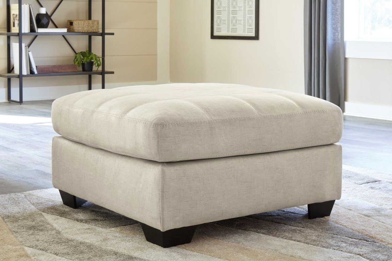 Falkirk Parchment Oversized Accent Ottoman 8080608