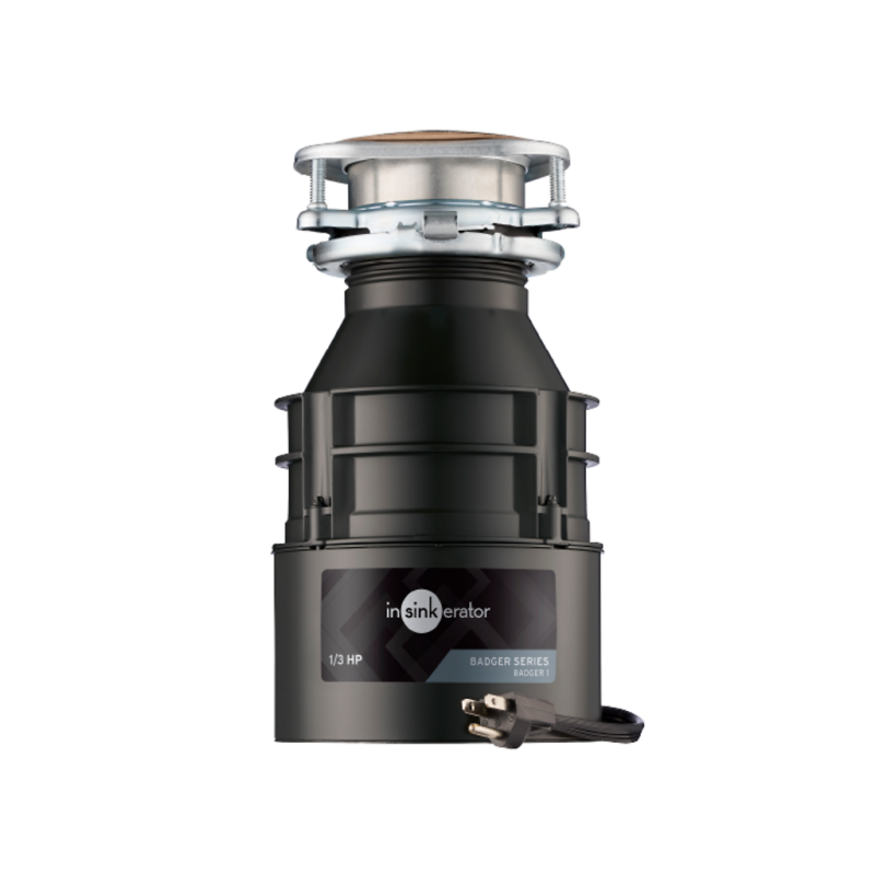 Badger 1 Garbage Disposal with Cord, 1/3 HP 80925A