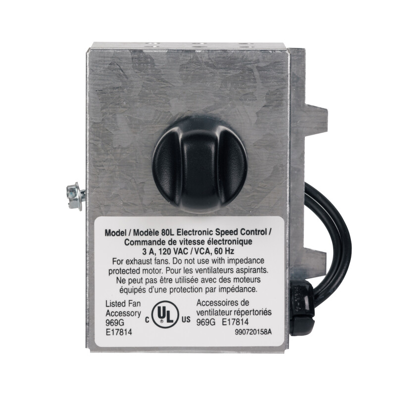 Broan-NuTone Variable Speed Control, 3.0 Amp, 120 Volts, 60 Hz 80L