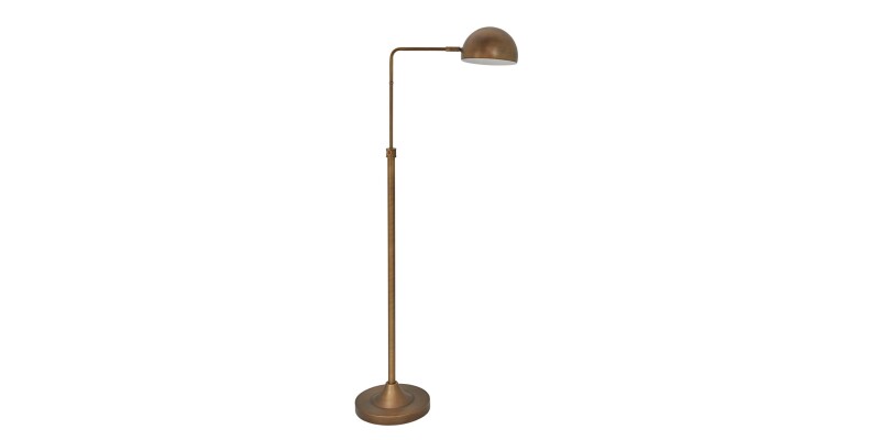 Sheldon Aged Brass Floor Lamp 8130CU458AB