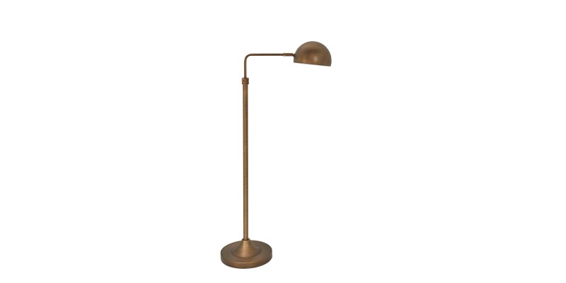 Sheldon Aged Brass Floor Lamp 8130CU458AB