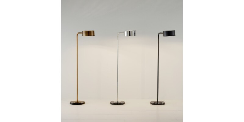 Bryson Polished Nickel Floor Lamp 8130CU558PN
